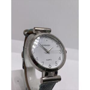 Embassy By Gruen Denim Watch Works New Battery